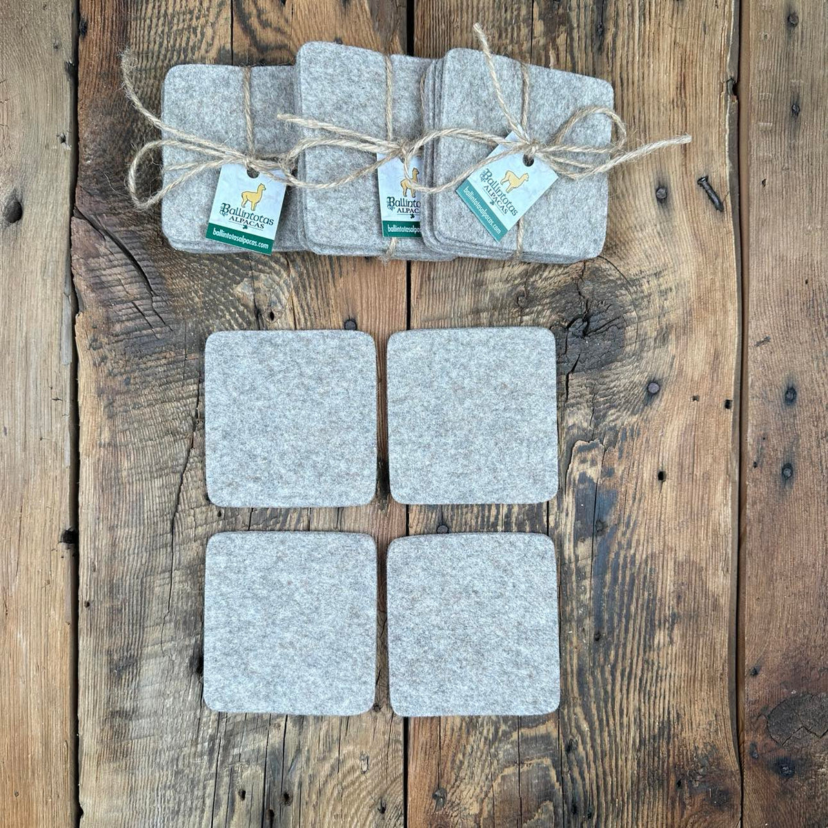 Felted Coasters - Set of 4