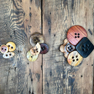 Hand-made Wooden Buttons