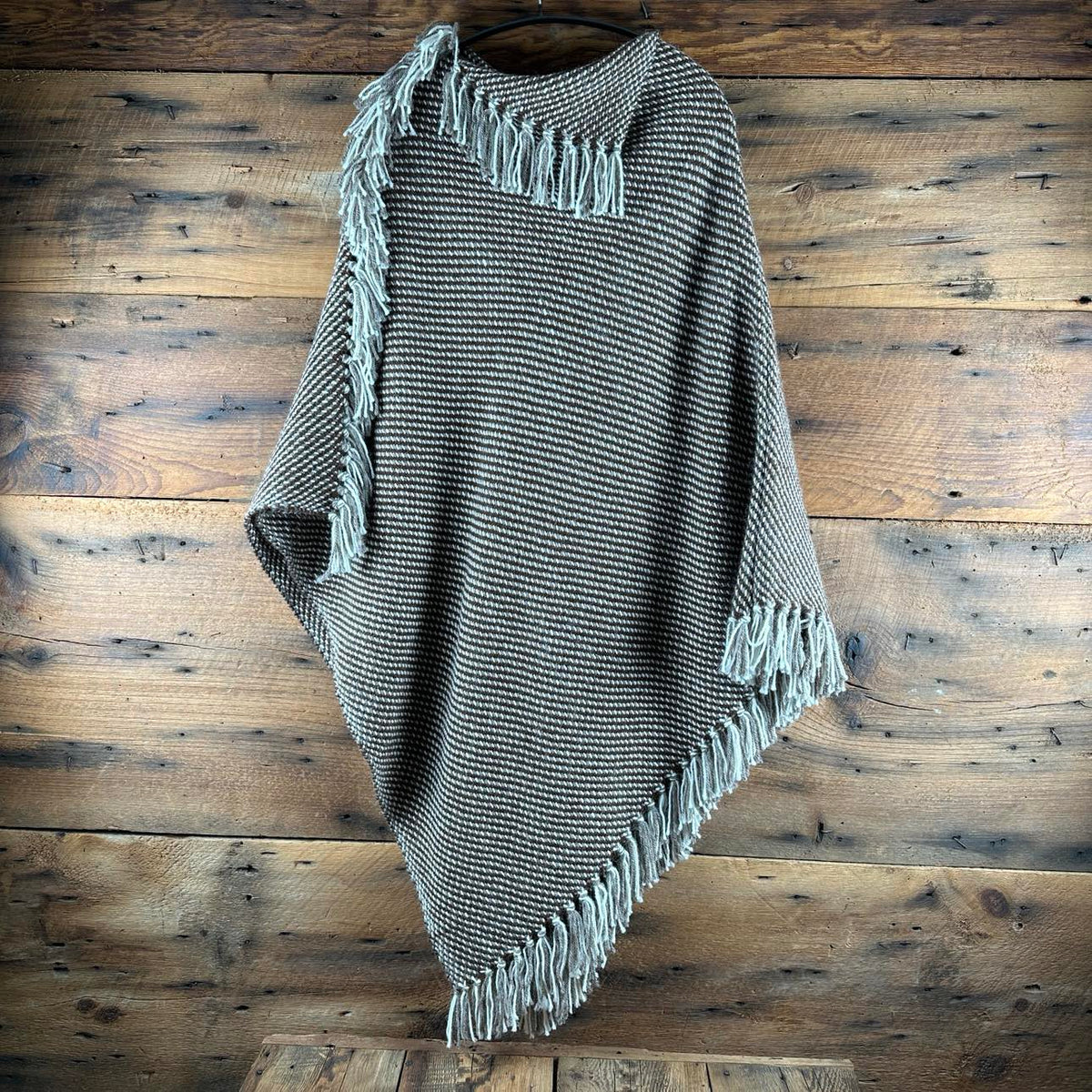 Hand-Woven Poncho