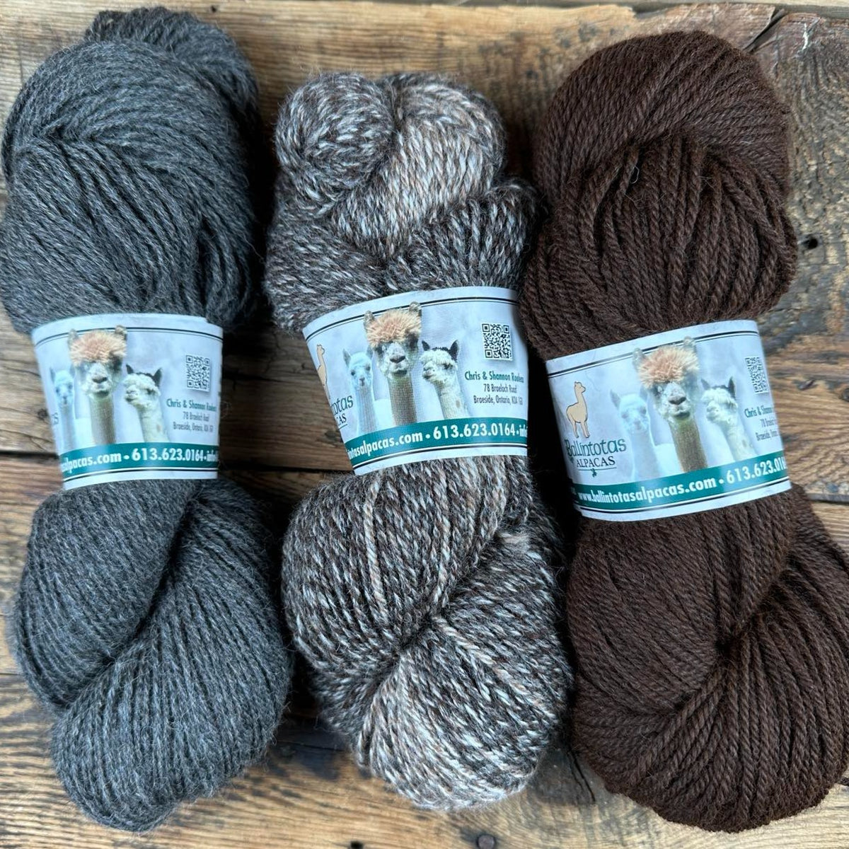 Medium-Weight Yarn - Our Alpacas - Oversized Skeins
