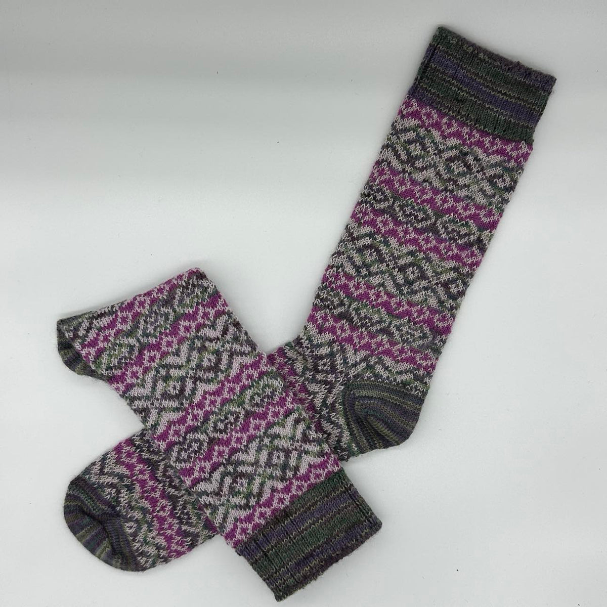 Jacquard Print Socks