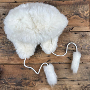 Alpaca Fur Hat with Ear Flaps