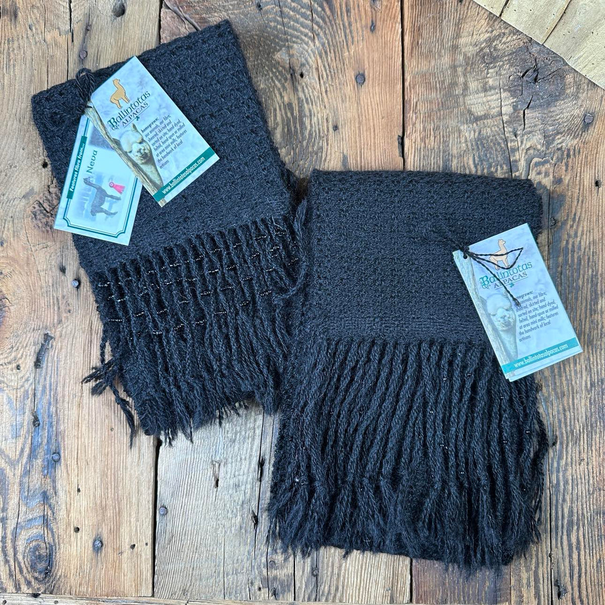 Woven Scarves with Beading