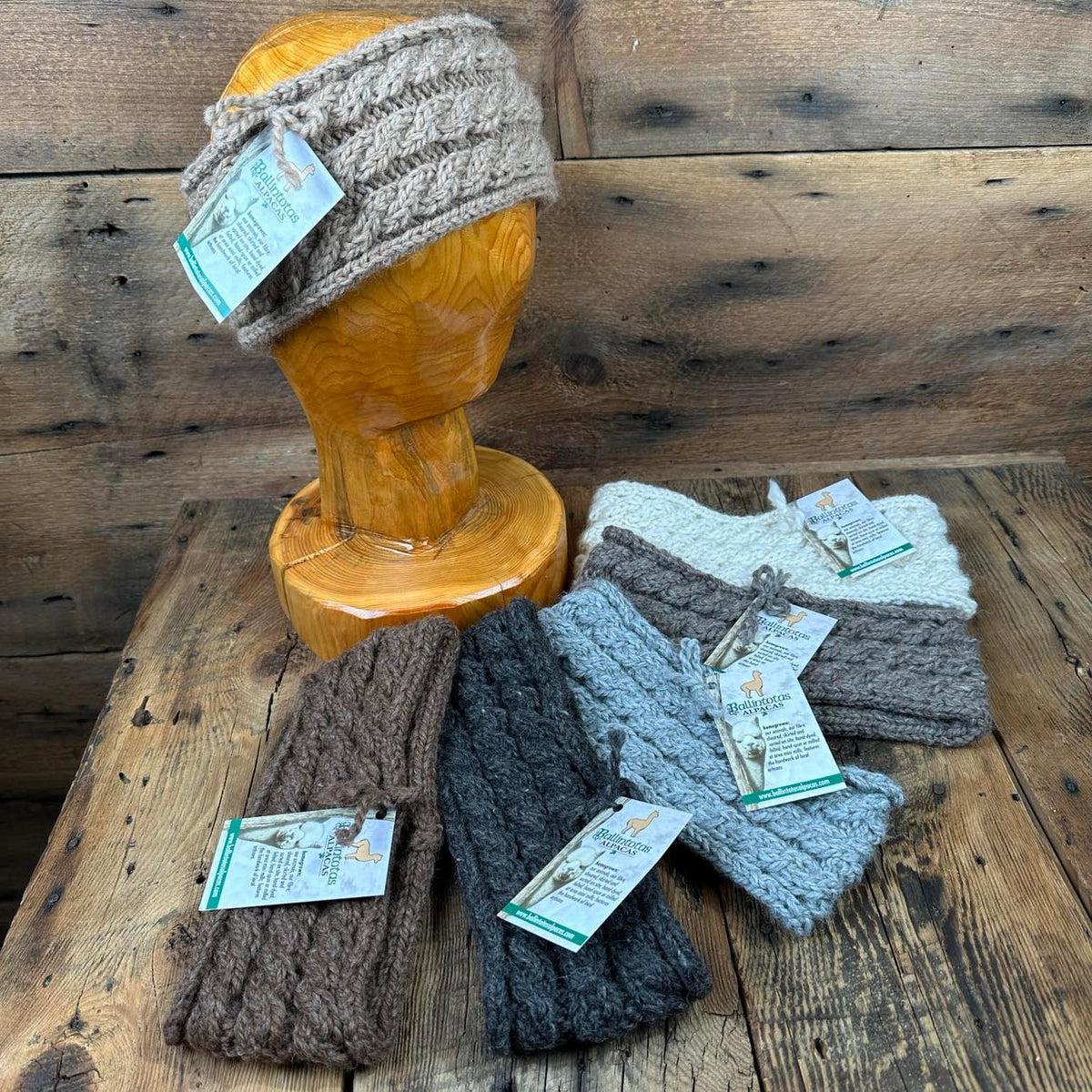 Wide Cable-Knit Headband