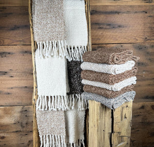 Hand-Woven Scarves - Boucle