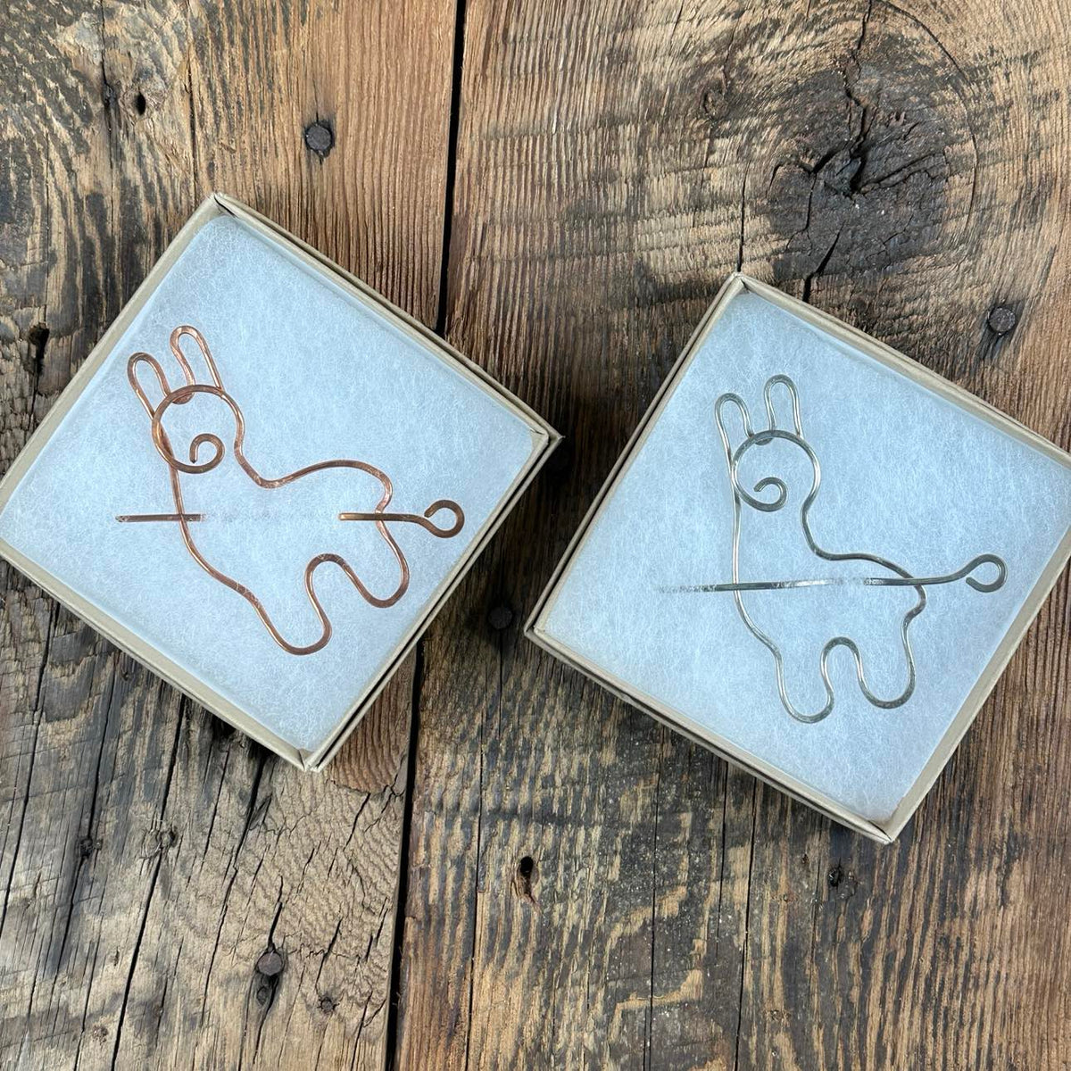 Metal Alpaca Sweater/Shawl Pin