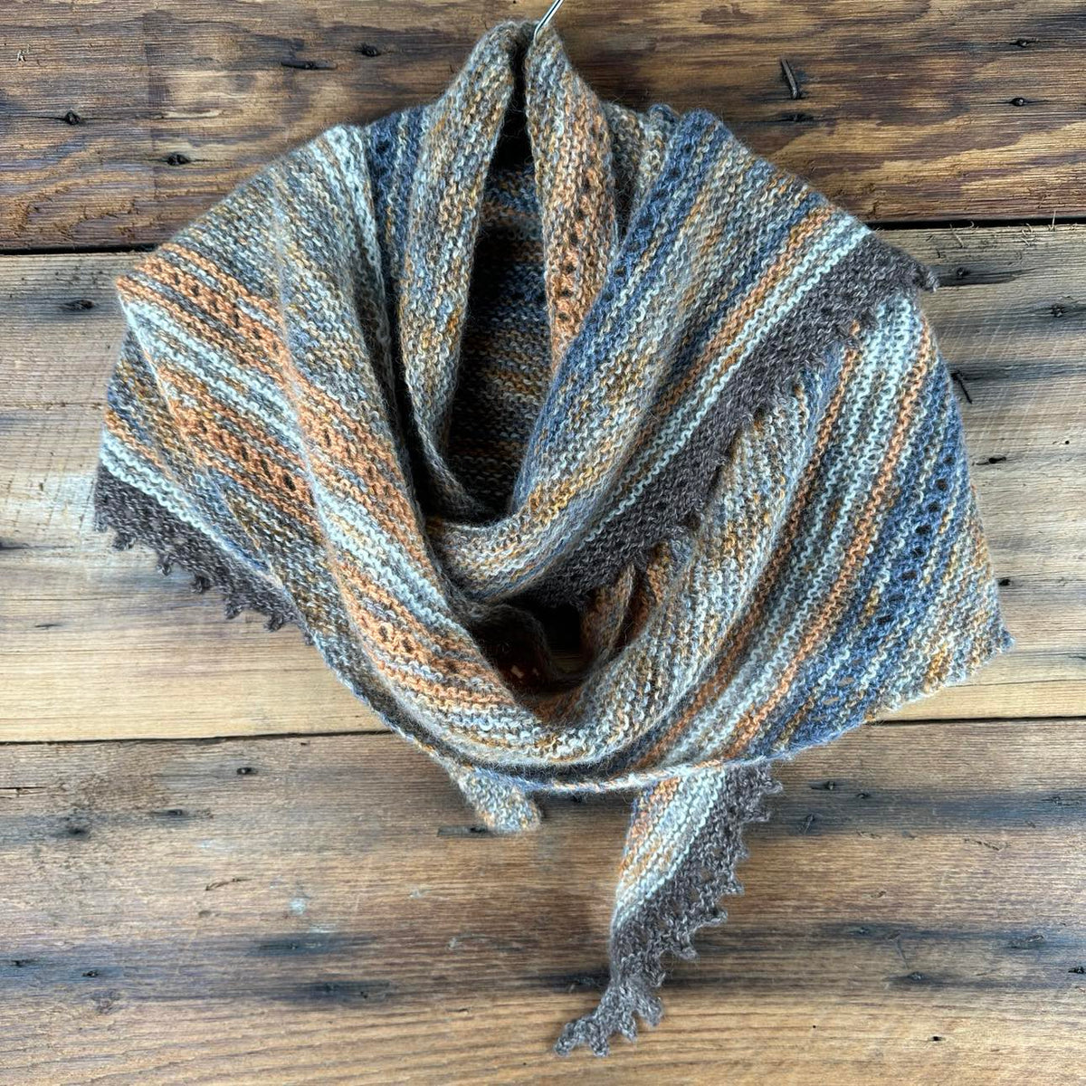 Hand-Knit Shawl - "Pay it Forward" Pattern