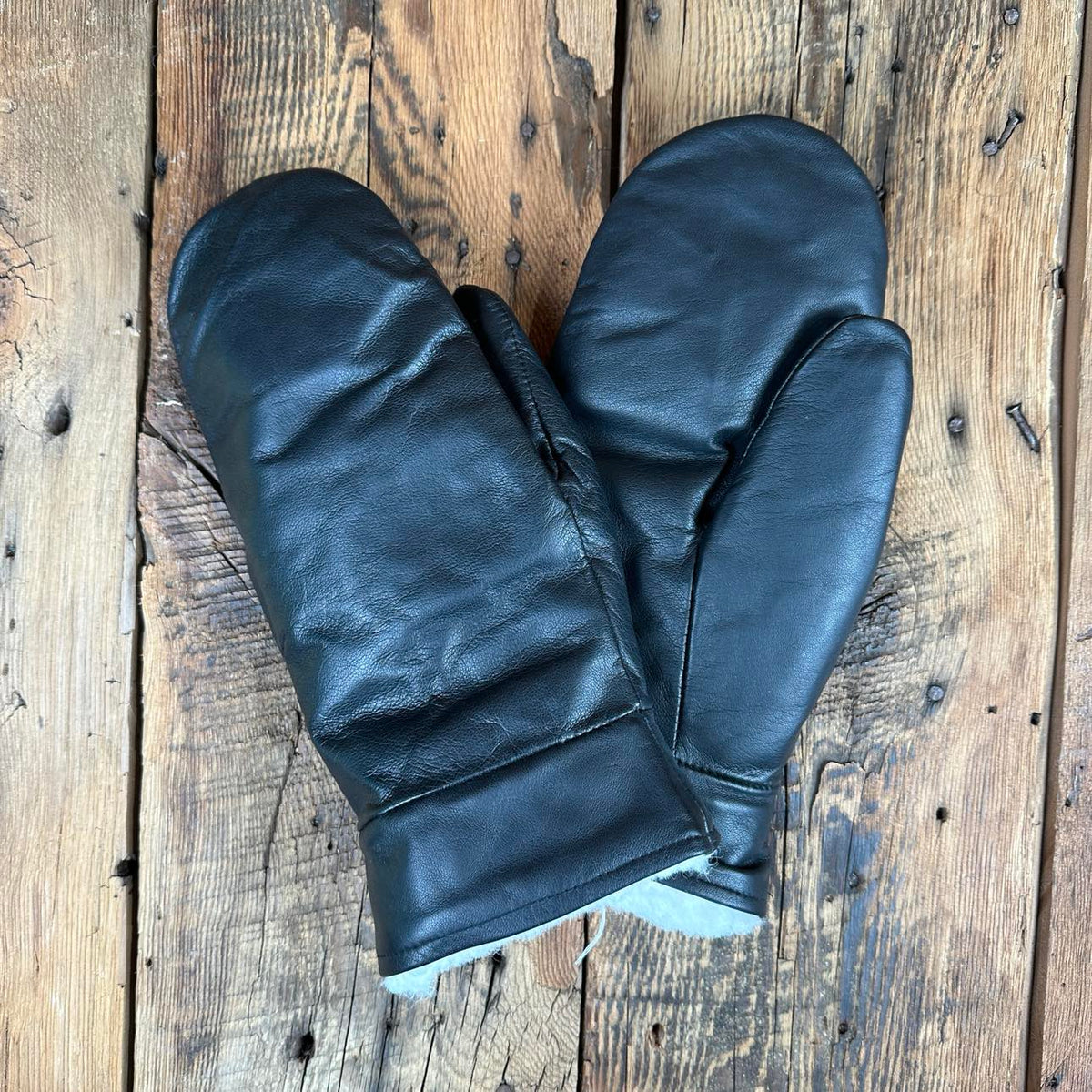 alpaca fur mittens
