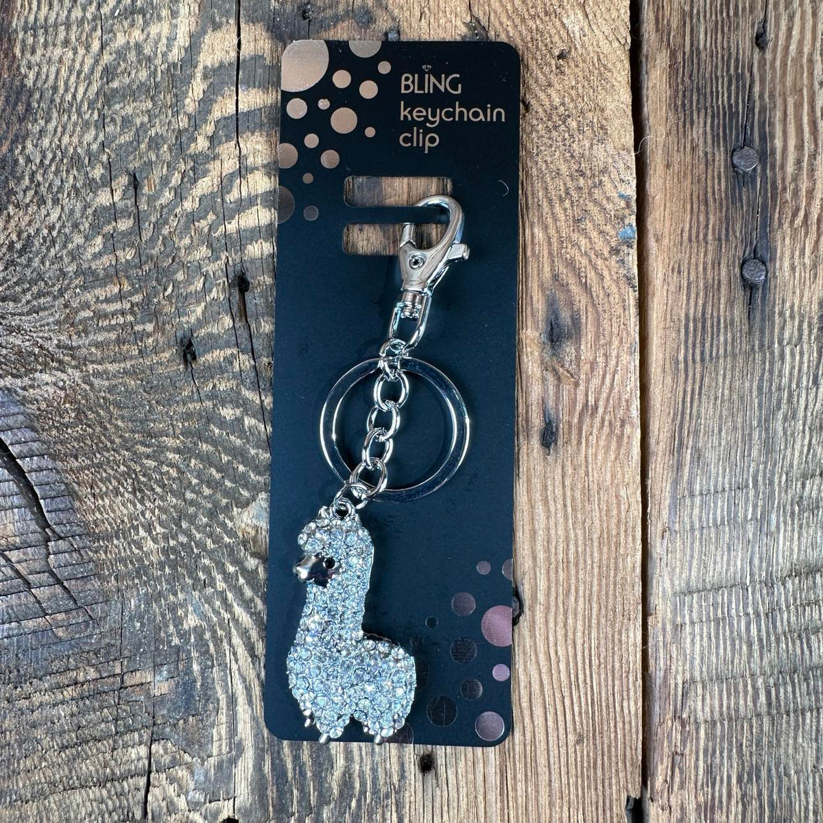 Sparkling Alpaca Keychain
