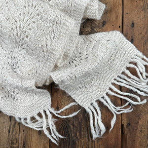 Rustic Hand-knit Scarf