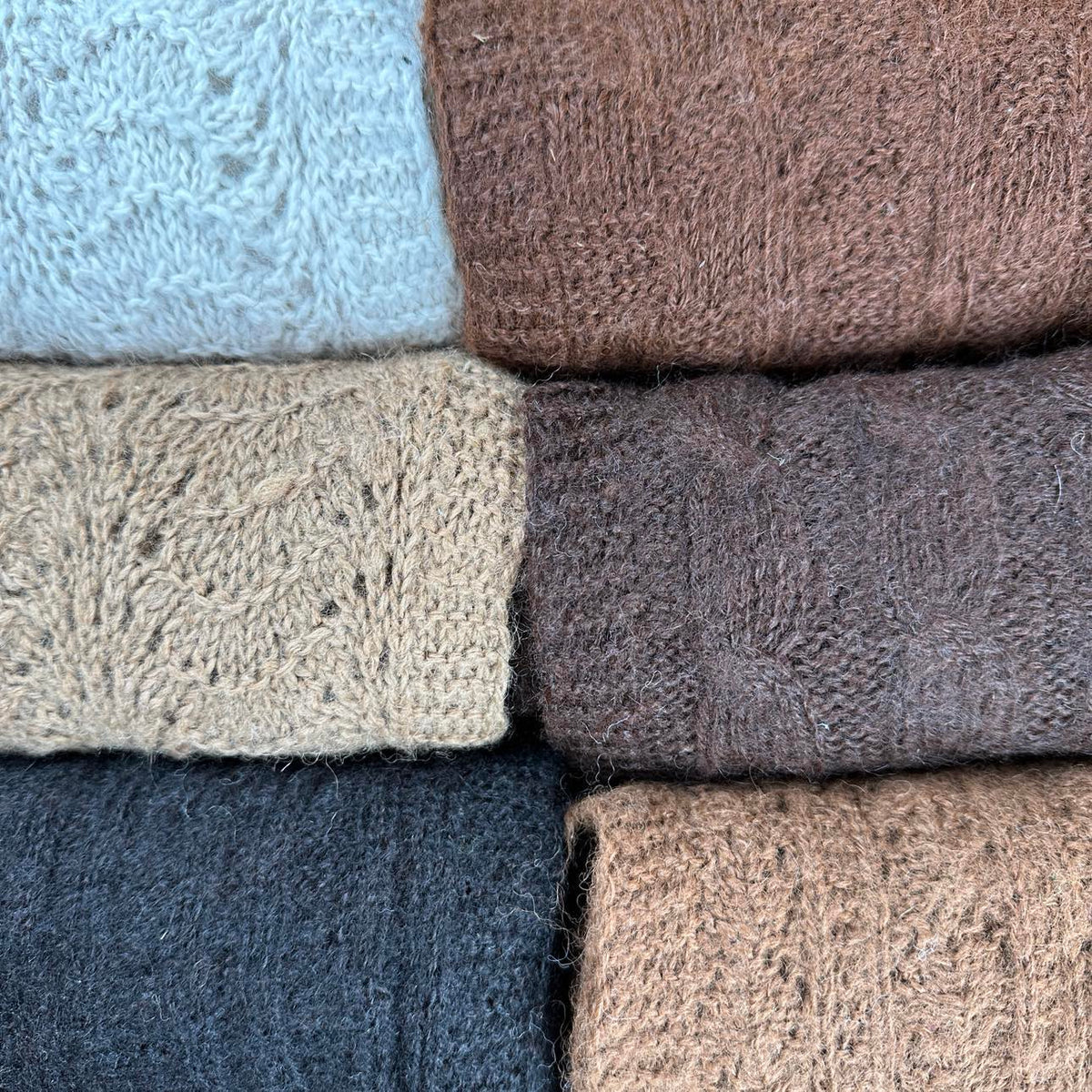 Rustic Hand-knit Scarf