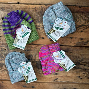 Hand-Knit Hat and Sock Sets by Marcella