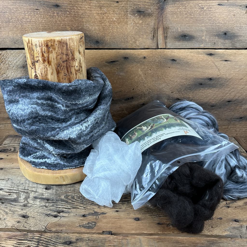 Nuno Felted Cowl by Shannon