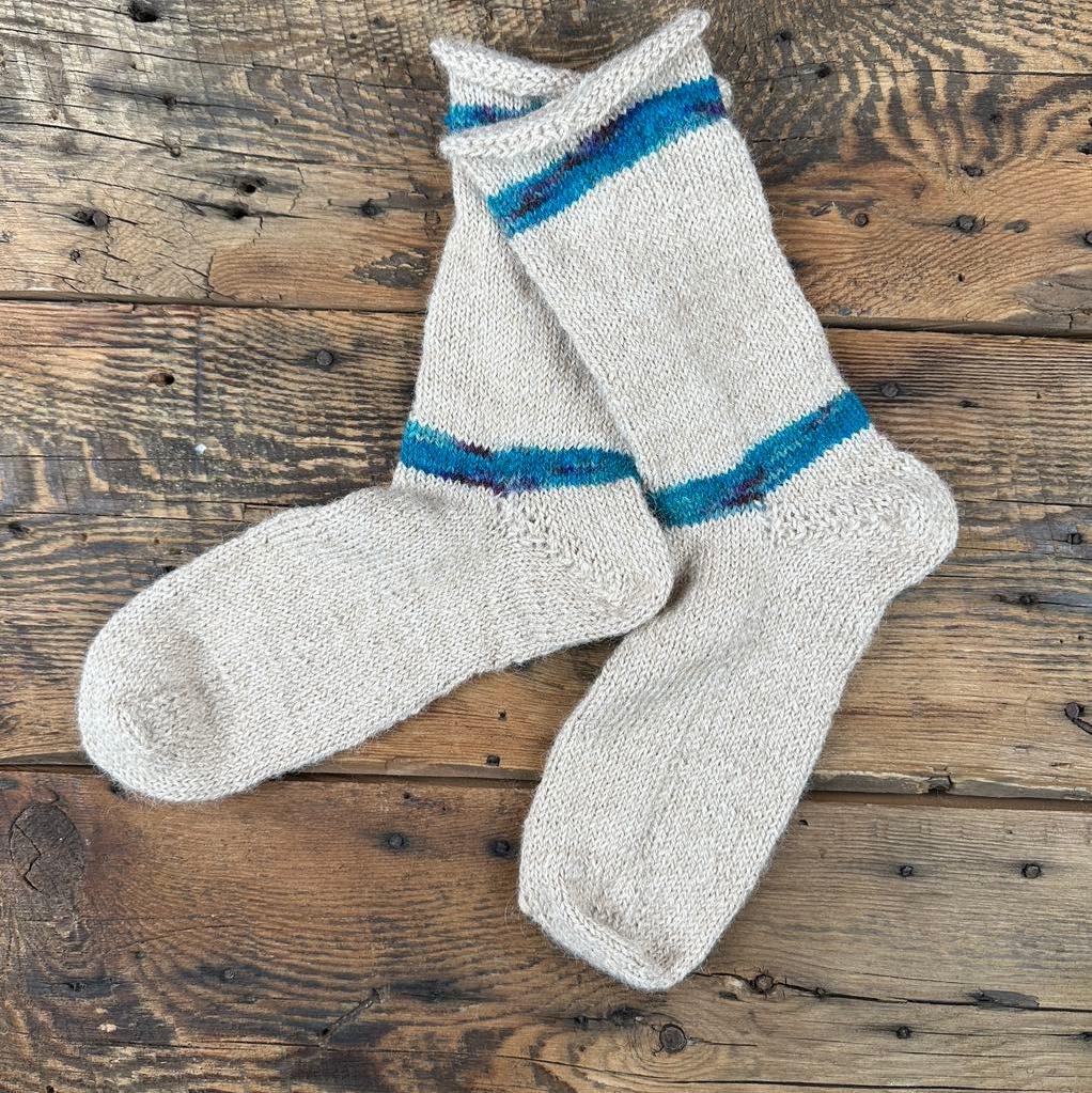 Hand-Knit Ladies&#39; Socks - Our Alpacas by Ellen