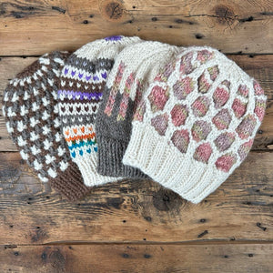 Cozy Hand-Knit Pattern Hats By Erica