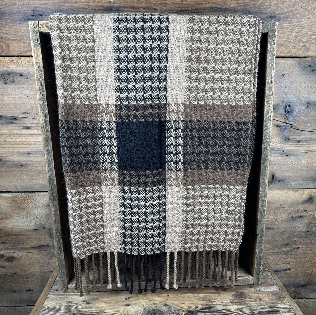 Hand-Knit Throw