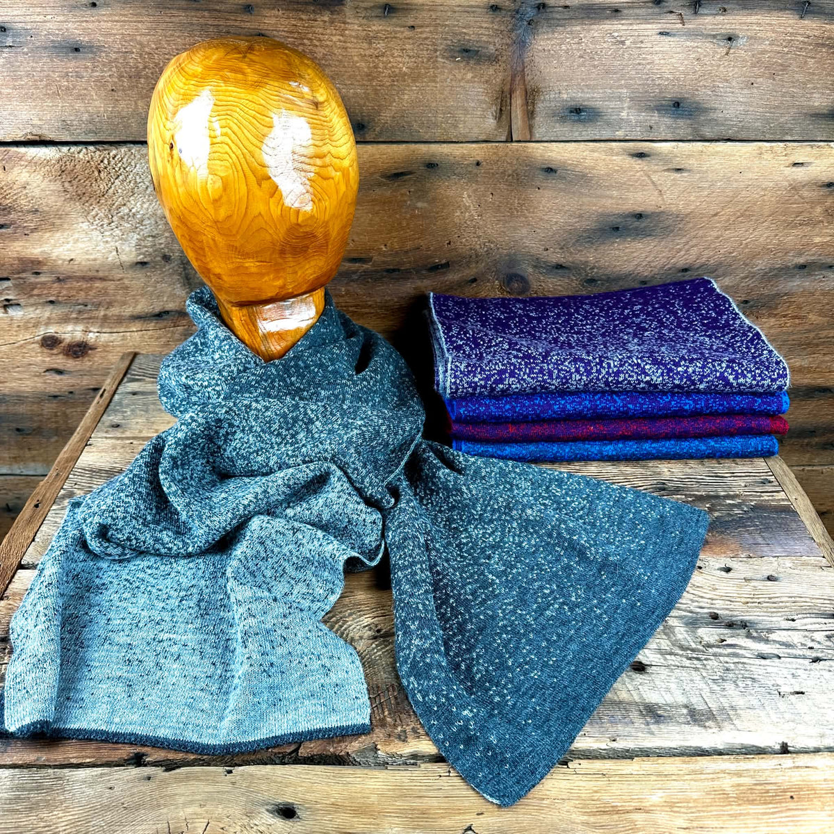 Oversized Ombre Alpaca Scarf