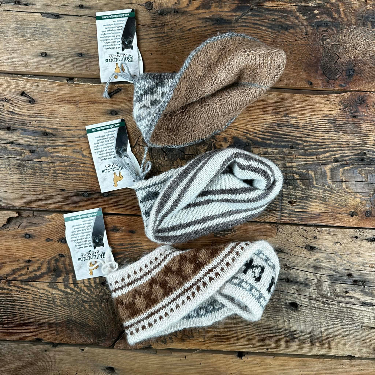 Peruvian Kids' Double-Knit Reversible Headbands