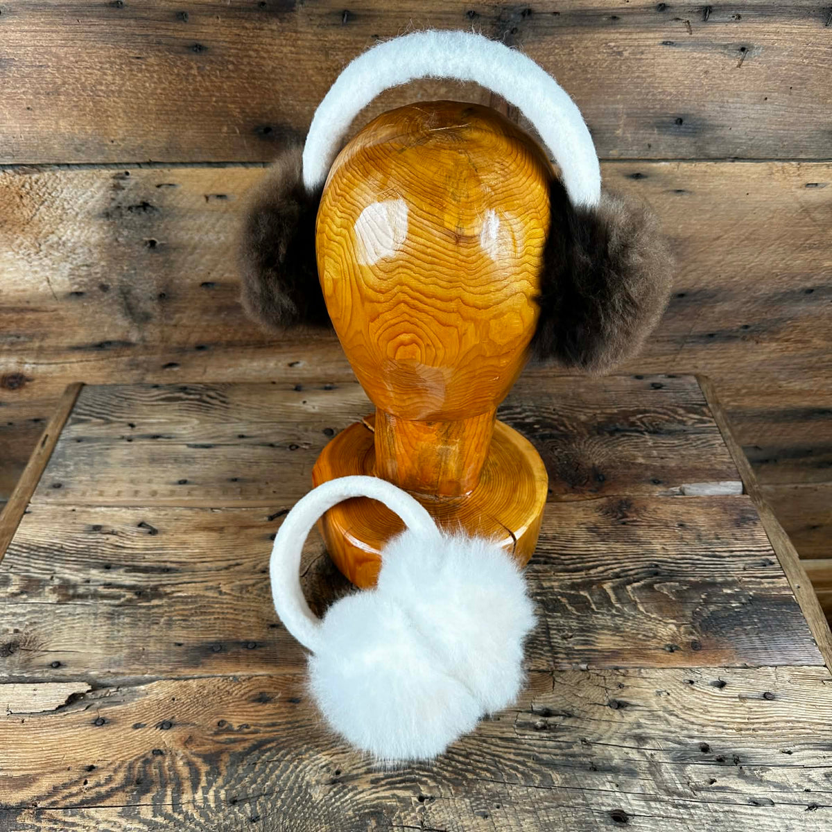 Peruvian Fur Ear Muffs