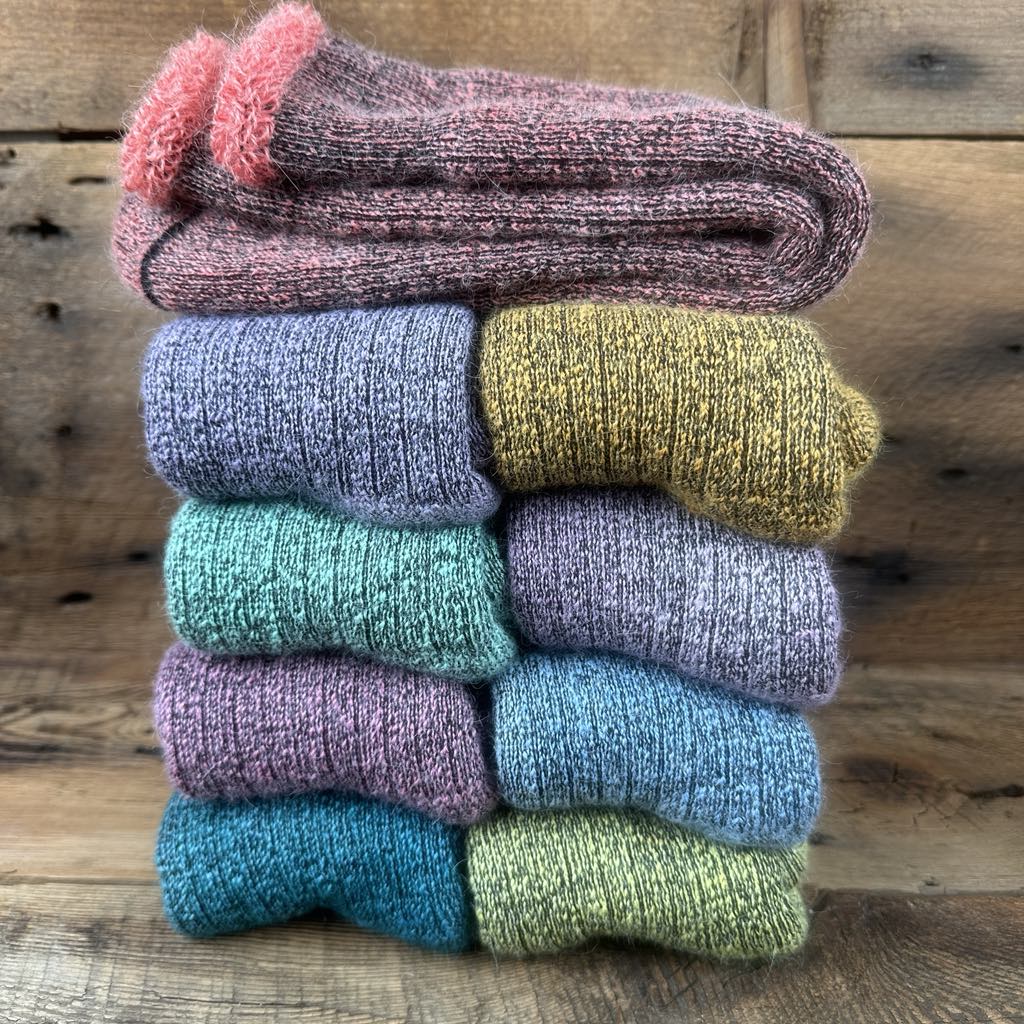 Full-Length Terry Socks - Hand-Dyed