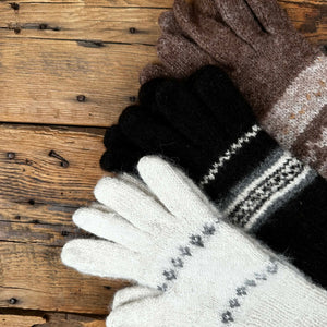 Peruvian Singe-Knit Gloves