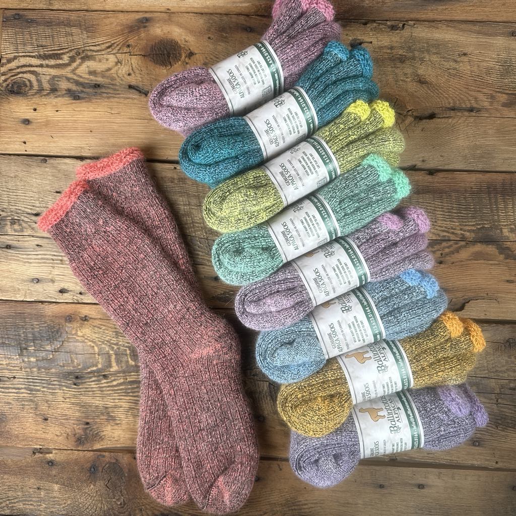 Full-Length Terry Socks - Hand-Dyed