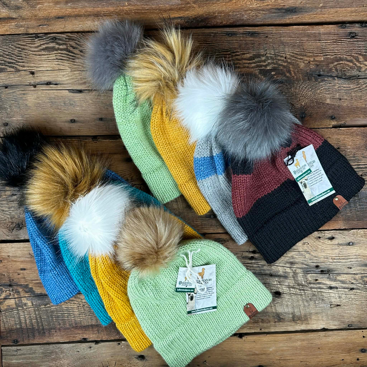 Bay of Fundy Hat with Removable Pom Pom - Dyed
