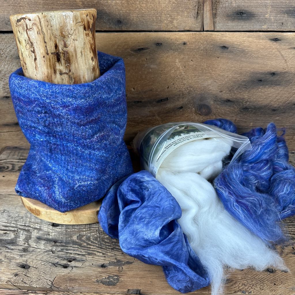 Nuno Felted Cowl by Shannon