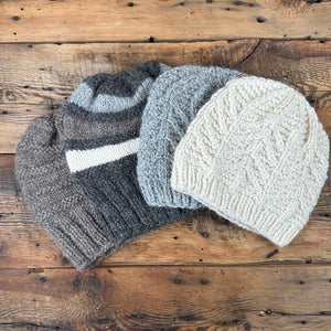 Cozy Hand-Knit Pattern Hats By Marcella