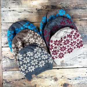 Snowflake Slouch Beanie