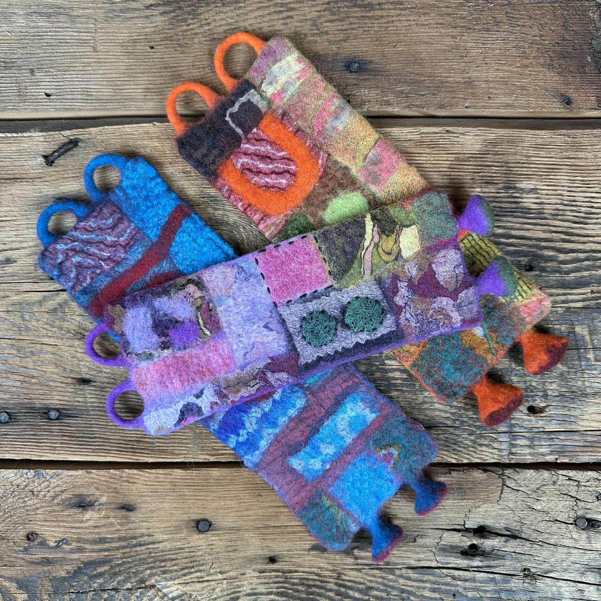 Felted Cuffs by Shannon