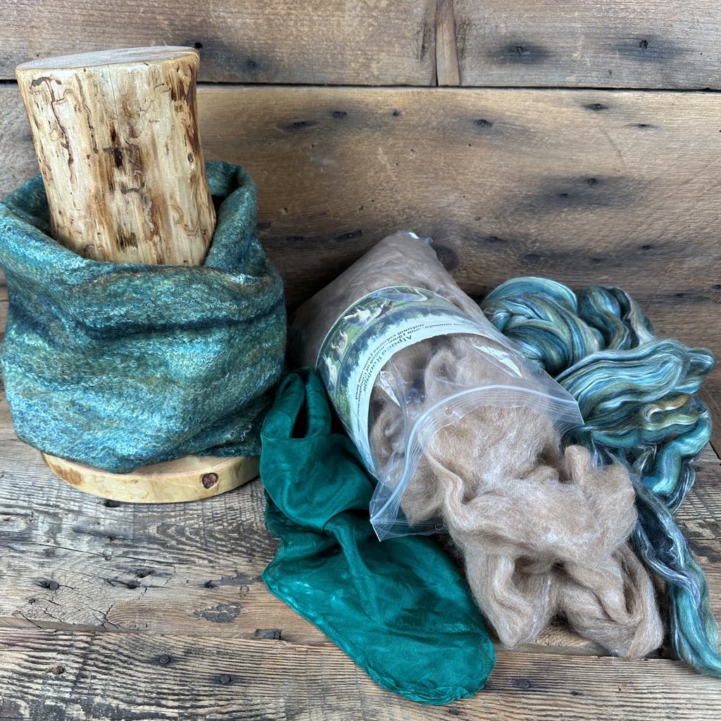 Nuno Felted Cowl by Shannon