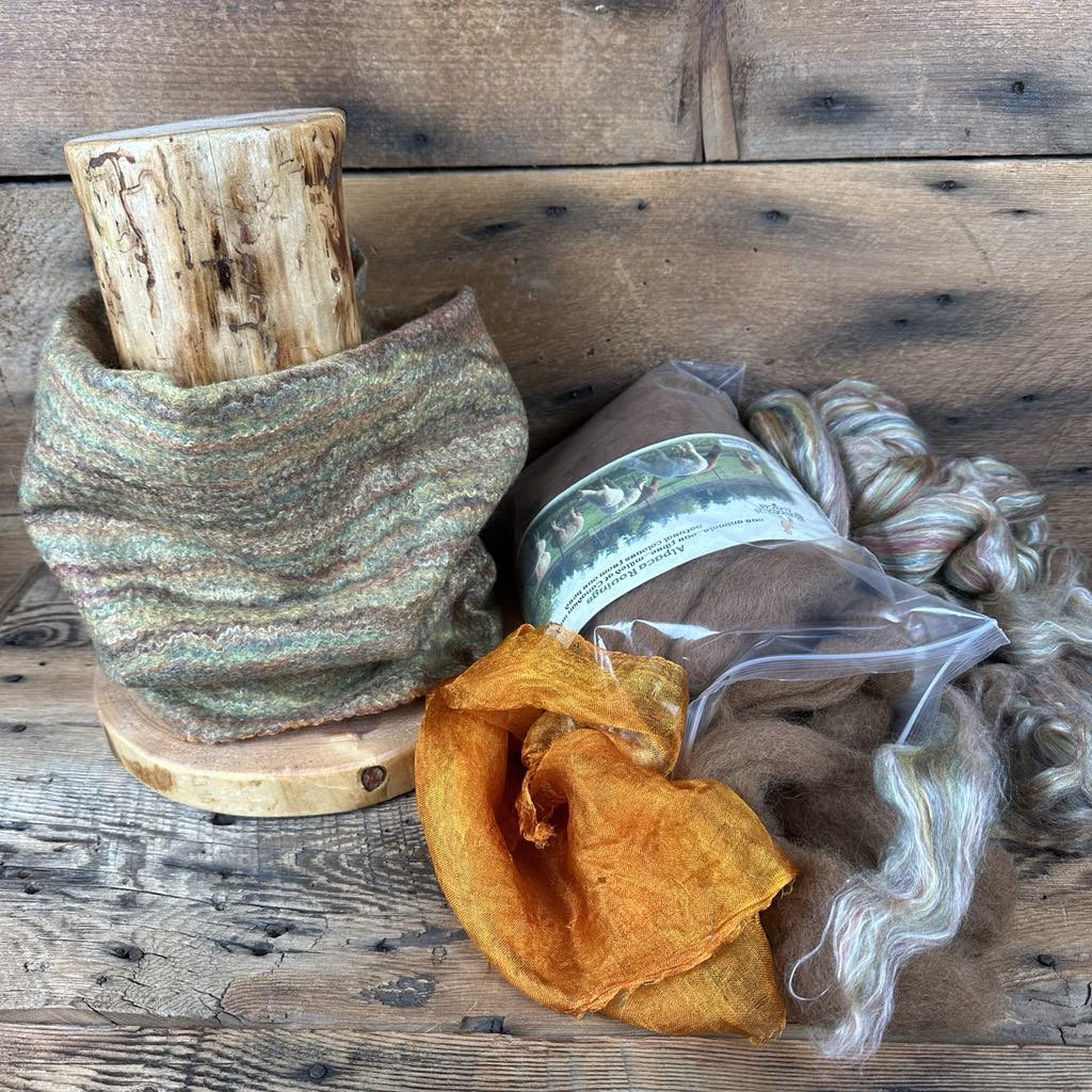 Nuno Felted Cowl by Shannon