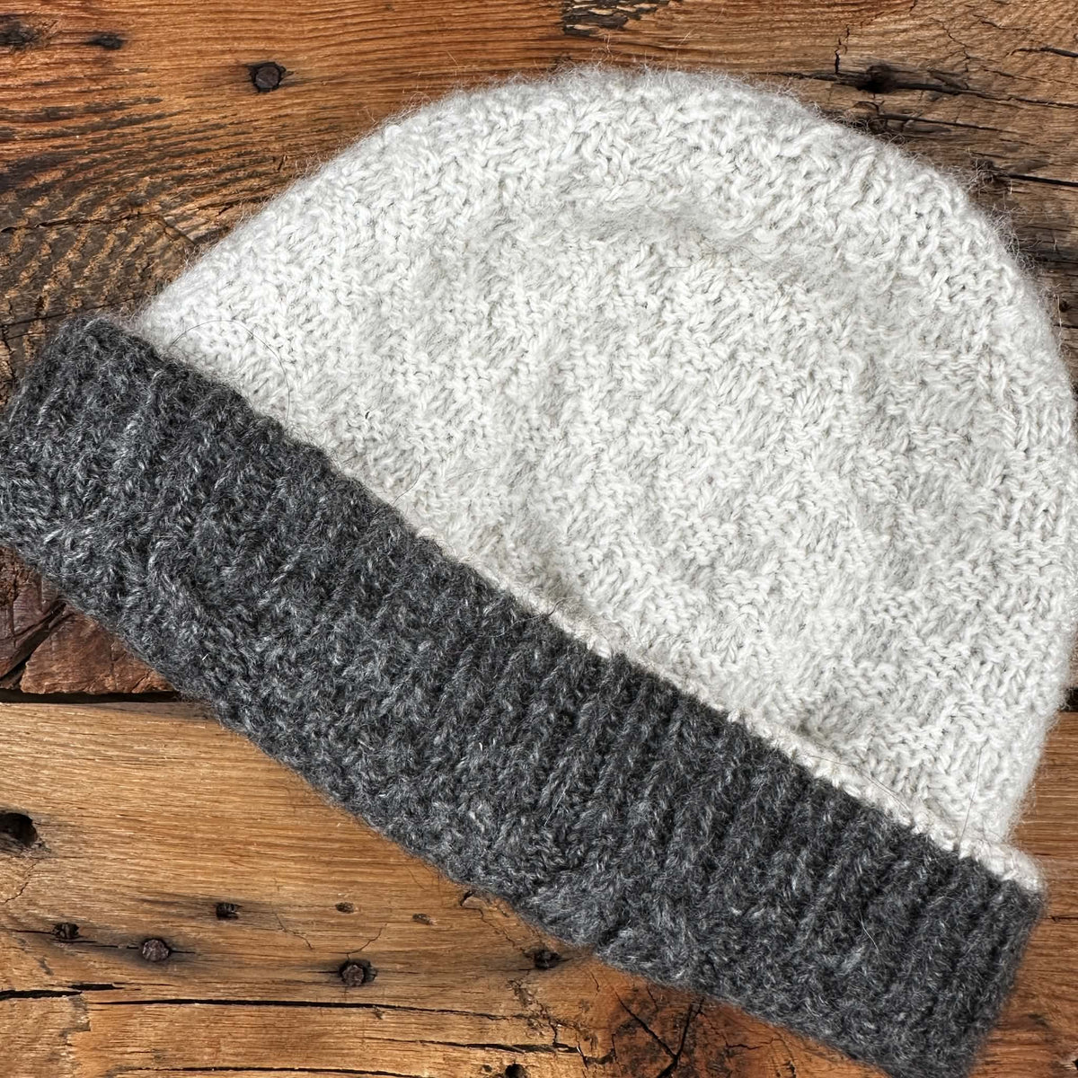 Fulled Double-Knit Alpaca Hat