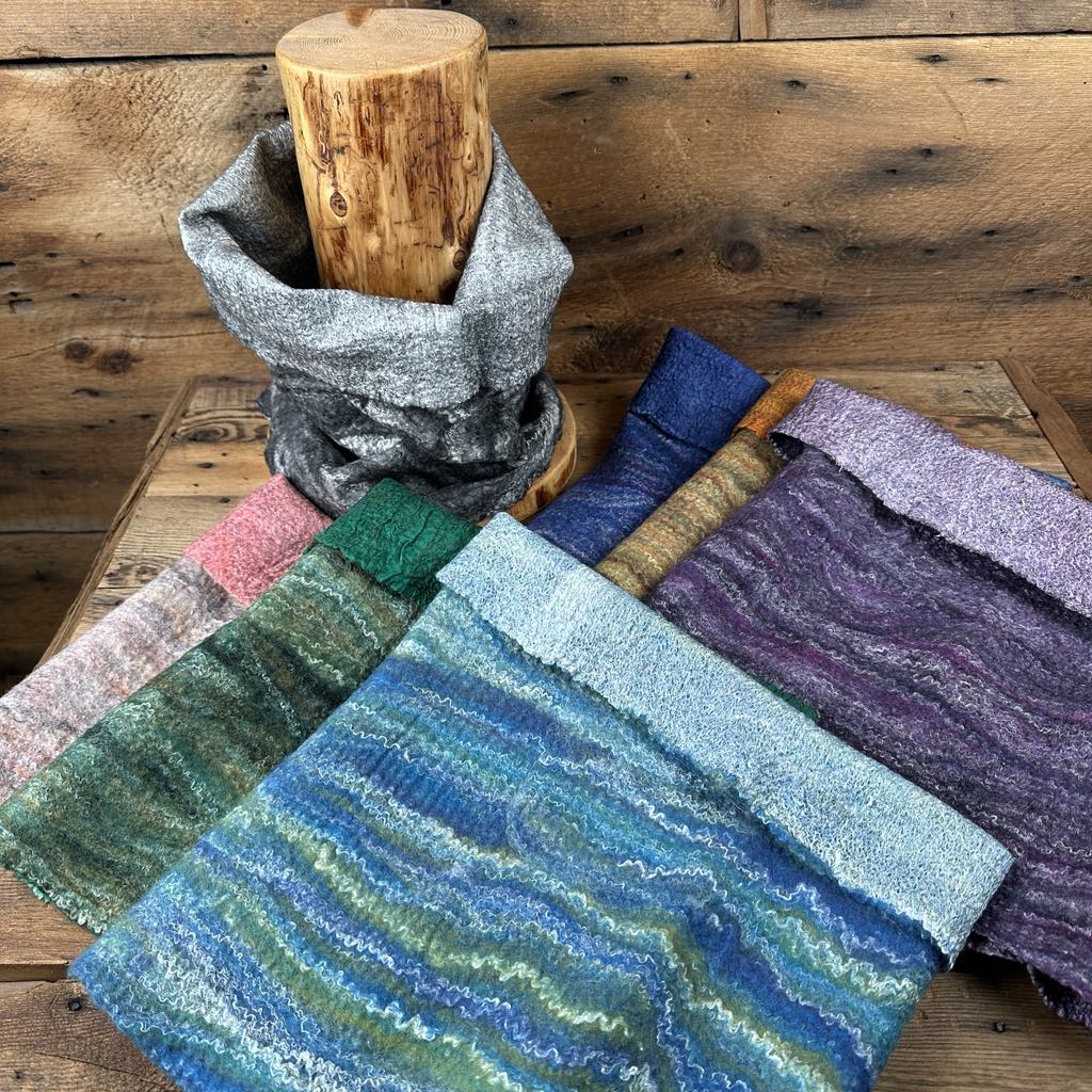 Nuno Felted Cowl by Shannon