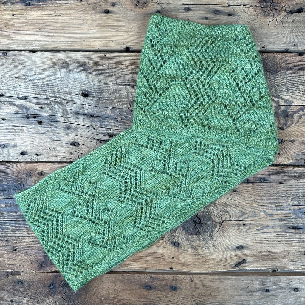 Custom Hand-Knit Infinity Scarf