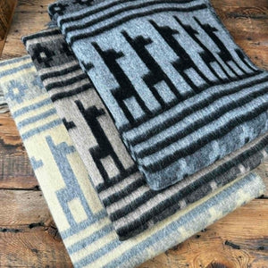 Alpaca Motif Throw