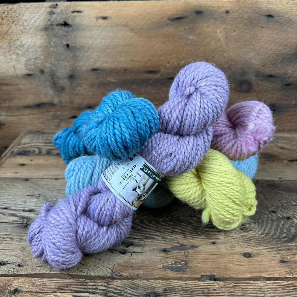 Bulky-Weight Farming Co-op Yarn - Hand-Dyed