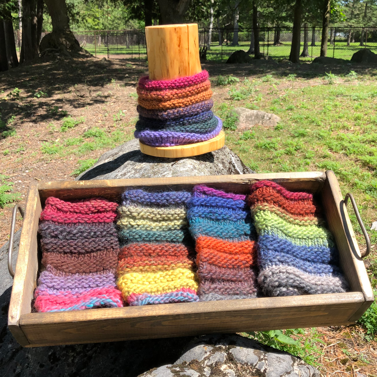 Ebb and Flow Cowl - Hand-Dyed Variegated