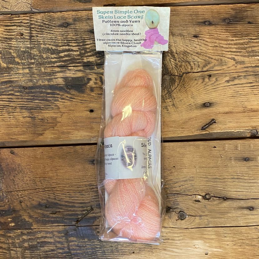 Super Simple One Skein Lace Scarf Kit