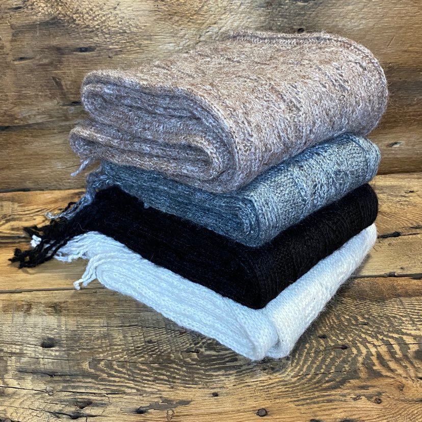 Peruvian Double-Knit Scarf