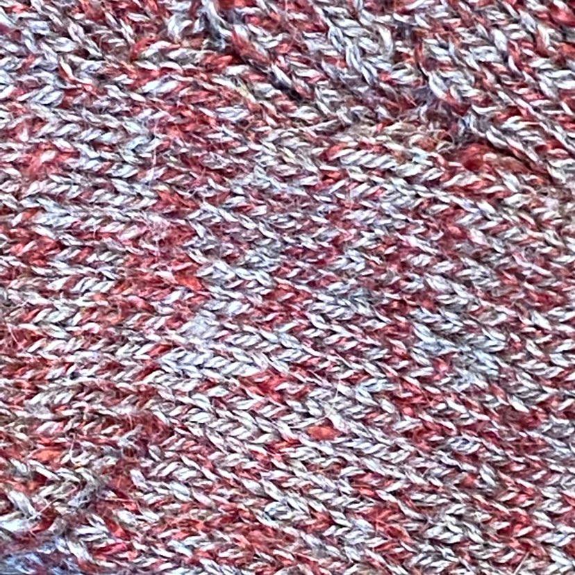 Detailed Patterned Hand-Knit Ladies&#39; Socks - by Marcella