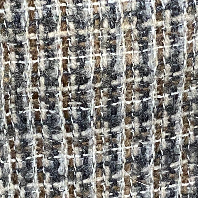 Earthy Plaid Woven Shawl