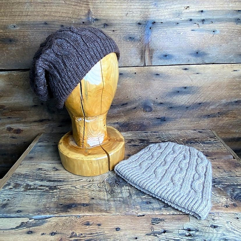 Cable Beanie without Ear Lining