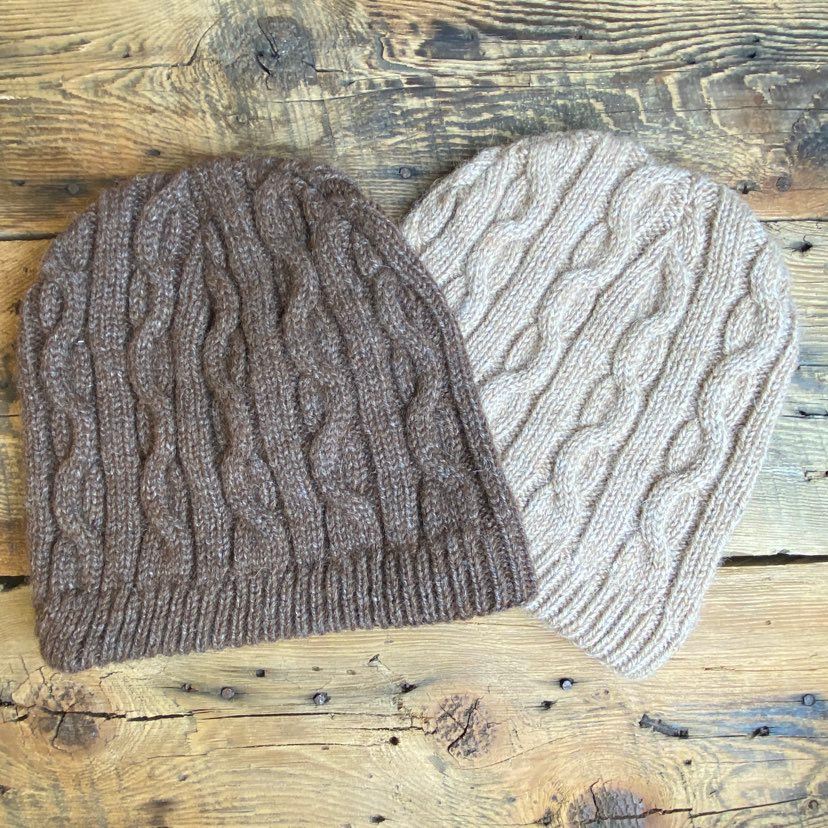 Cable Beanie without Ear Lining