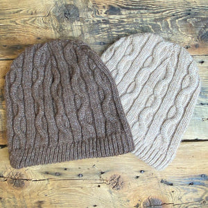 Cable Beanie without Ear Lining