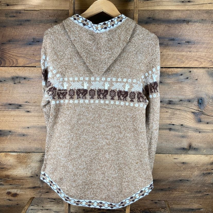 Tapered Traditional Sweater with Hood