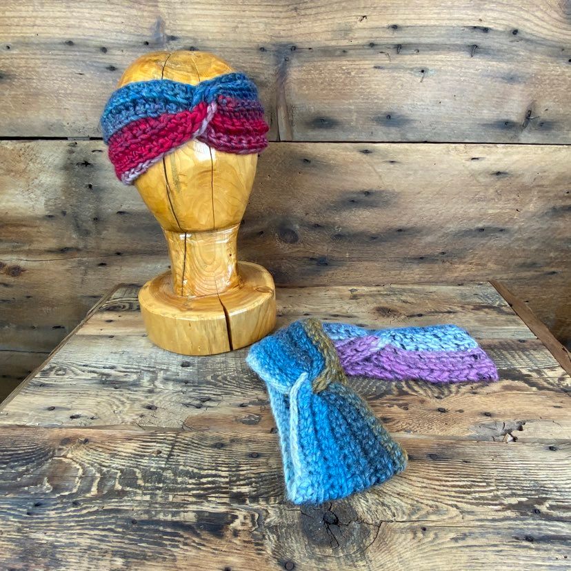 Twist Front Crocheted Headband