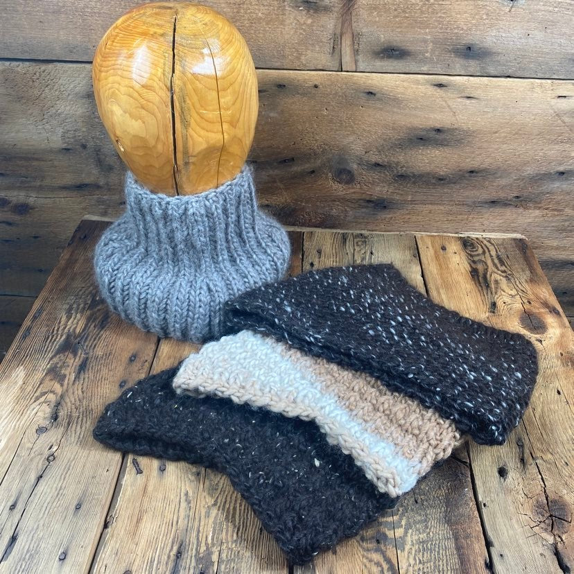 Asymmetrical Chunky Cowls