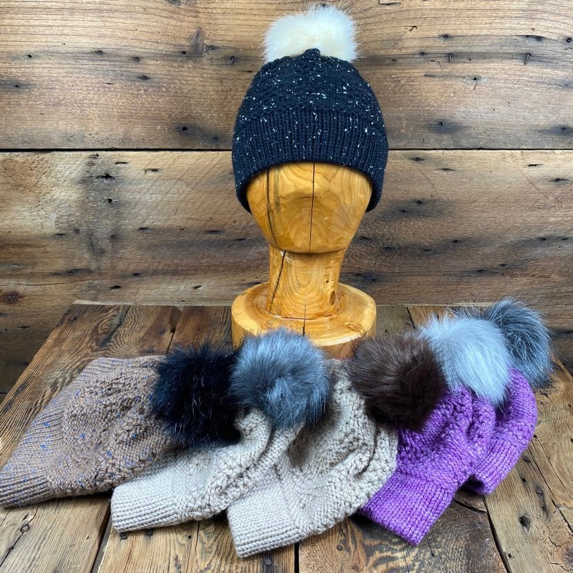 Maplegrove Beanie with Removable Pom Pom